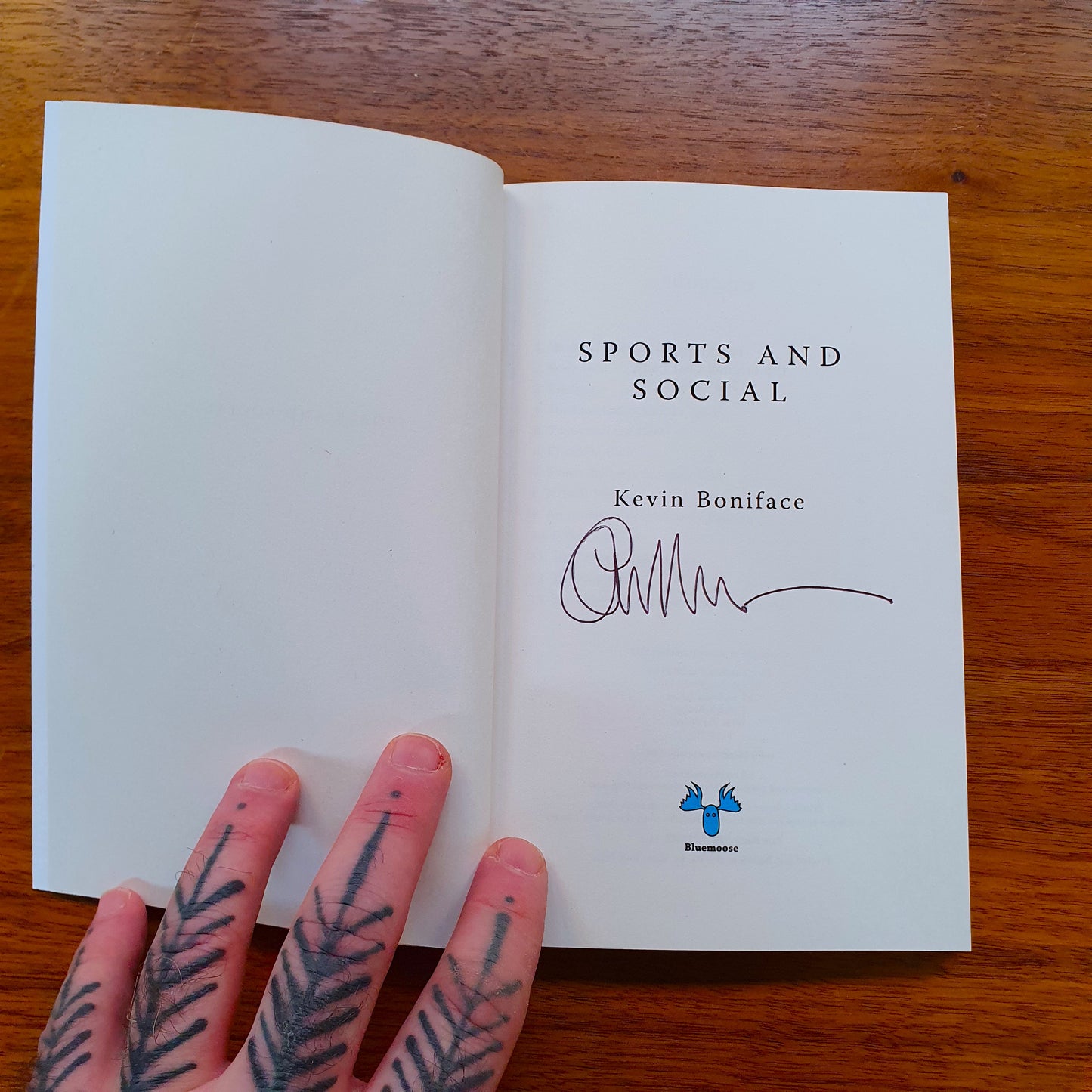 Sports & Social by Kevin Boniface (signed copy)