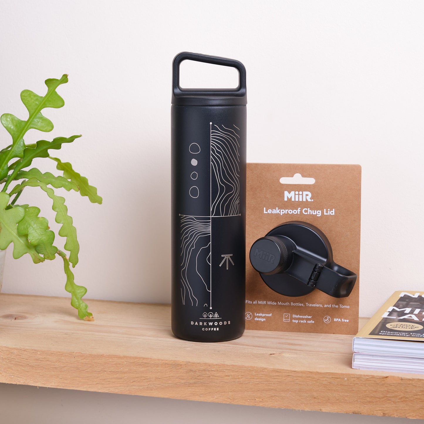 MiiR Wide Mouth Water Bottle 20oz | 591ml (with additional Chug Lid)