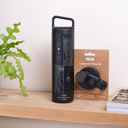 MiiR Wide Mouth Water Bottle 20oz | 591ml (with additional Chug Lid)
